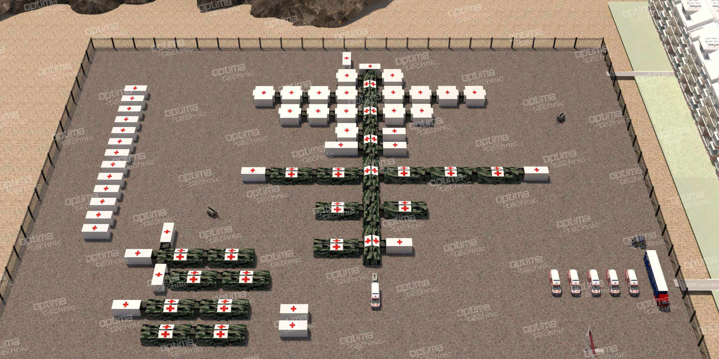 Field Hospitals  (25-50-100 beds and more)